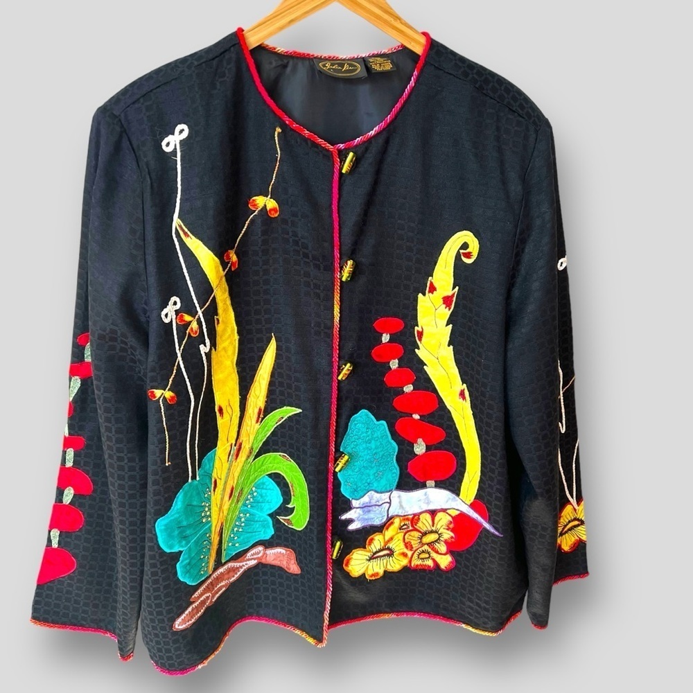 Julia Kim Vintage Wearable Art jacket.